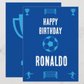 Soccer Football  Birthday  Banner (Front/Back)