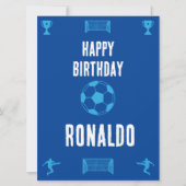 Soccer Football  Birthday  Banner (Front)