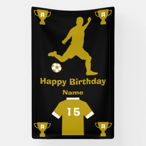 Soccer Football  Birthday  Banner