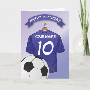 Football Happy Birthday Handmade Greeting Card