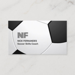 Soccer Football Business Card Template