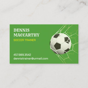 Soccer Football Business Card Template