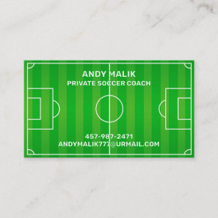 Soccer Football Business Card Template