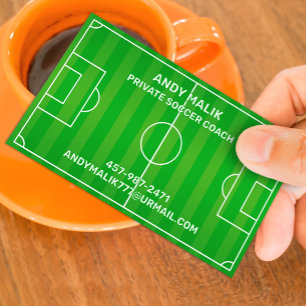 Soccer Football Business Card Template