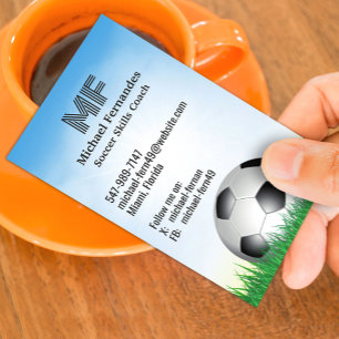 Soccer Football Business Card Template