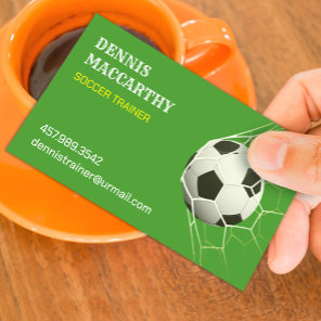 Soccer Football Business Card Template