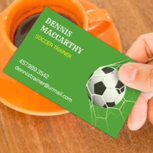 Soccer Football Business Card Template