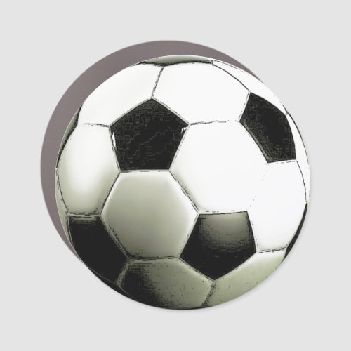 Soccer _ Football Car Magnet