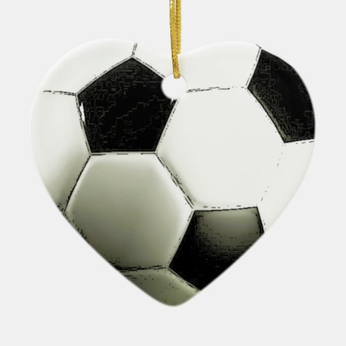 Soccer _ Football Ceramic Ornament