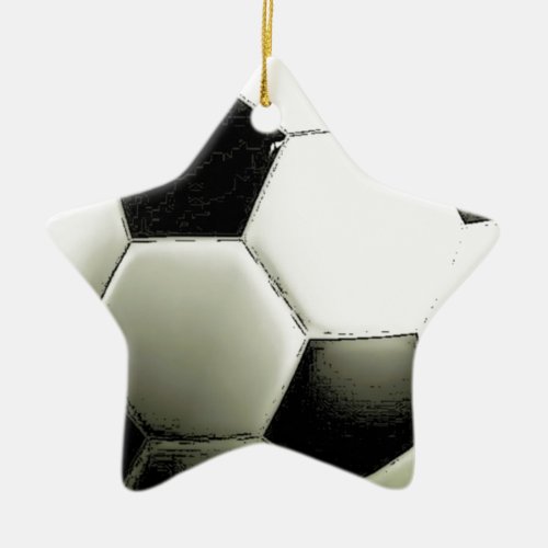 Soccer _ Football Ceramic Ornament