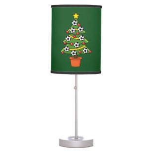 Soccer Football Christmas Tree Table Lamp