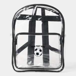 Soccer / Football Clear Backpack