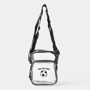 Soccer / Football Clear Crossbody Bag