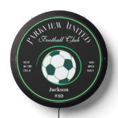 Soccer Football Club Bar LED Sign (Lights Off)
