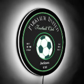 Soccer Football Club Bar LED Sign (Angle)
