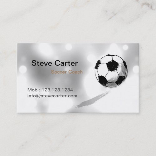 Soccer  Football Coach or Player Card