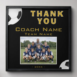 Soccer Football Coach Team Photo Peel And Stick Photo Tile