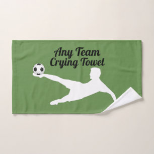 Soccer/Football Crying Towel Your Team and Color