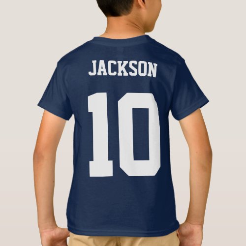 Soccer Football Custom Name Number and Country T_Shirt
