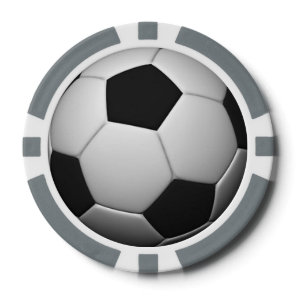 Soccer / Football customizable poker chips