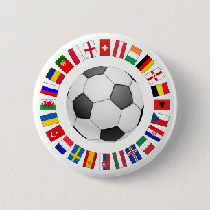 Soccer Football European Championship 2016 Button