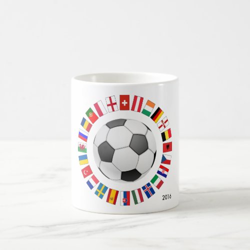 Soccer Football European Championship 2016 Coffee Mug