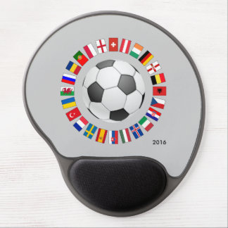 Soccer Football European Championship 2016 Gel Mouse Pad