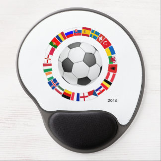 Soccer Football European Championship 2016 Gel Mouse Pad