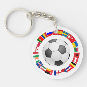 Soccer Football European Championship 2016 Keychain