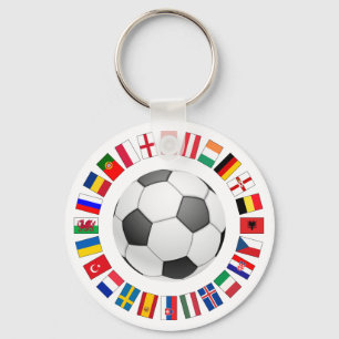 Soccer Football European Championship 2016 Keychain