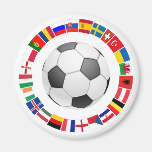 Soccer Football European Championship 2016 Magnet