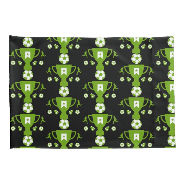 Soccer Football Fan  Pillow Case (Back-Right)