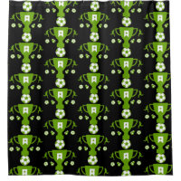 Soccer Football Fan Shower Curtain