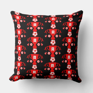 Soccer Football Fan   Throw Pillow