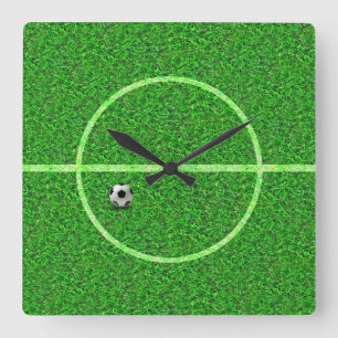 Soccer Football Field Ball - Wall Clock
