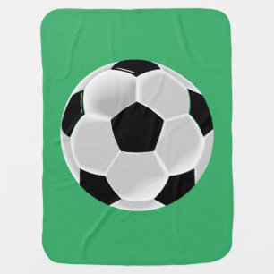 Soccer Football Futbol Ball Baby Blanket