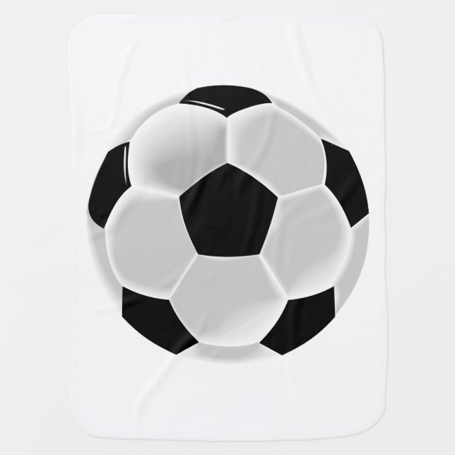 Soccer Football Futbol Ball Baby Blanket (Front)