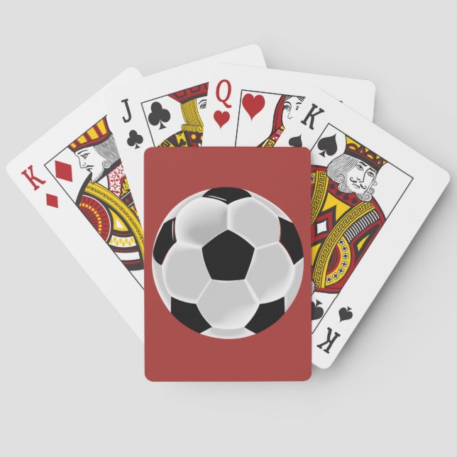 Soccer Football Futbol Ball Poker Cards (Back)