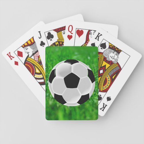 Soccer Football Futbol Ball Poker Cards