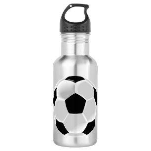 Soccer Football Futbol Ball Stainless Steel Water Bottle