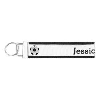 Soccer Football Futbol Ball Wrist Keychain
