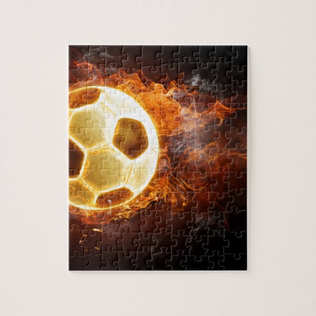 Soccer football jigsaw puzzle (Vertical)