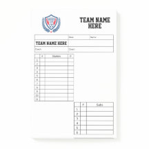 Soccer / Football Lineup Cards