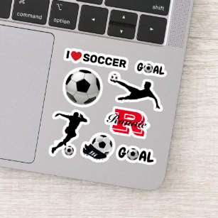 Soccer Football Mad   Custom Sport Vinyl Sticker