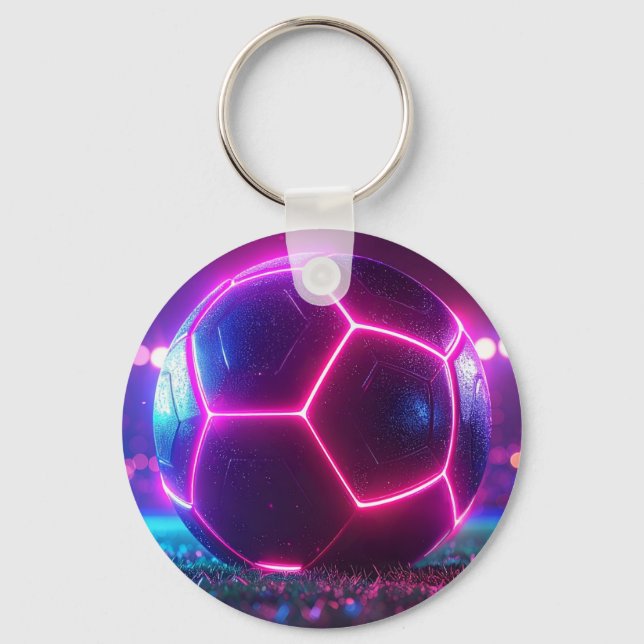 Soccer Football Mega Stadium Keychain (Front)