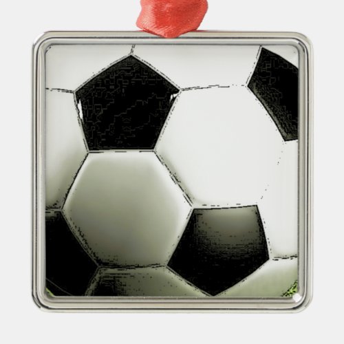Soccer _ Football Metal Ornament