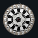 Soccer (Football) Multi-Target Jersey Count Dart Board<br><div class="desc">A fun soccer themed dartboard. Features soccer ball central with dartboard sunrays and soccer field borders. Also has 20 count jersey perimeter for small added targets for more challenges. Perfect for traditional dart games,  new ones of your own,  or as a cool statement art piece. Enjoy!</div>