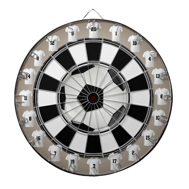 Soccer (Football) Multi-Target Jersey Count Dart Board (Front)