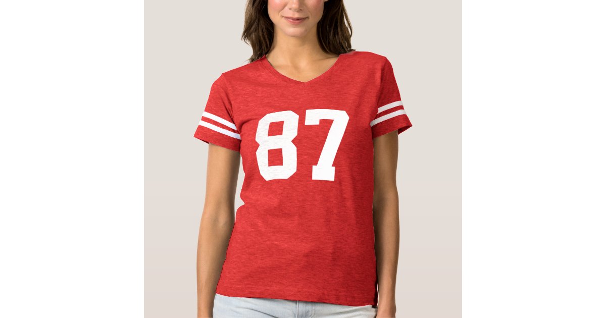 Soccer Football Number Customized T-shirt | Zazzle