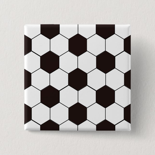 Soccer | Football pattern Button (Front)